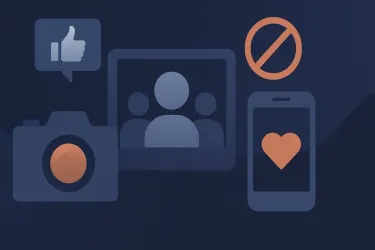 Illustration til artiklen "Billeder, samtykke og sociale medier i klubben"