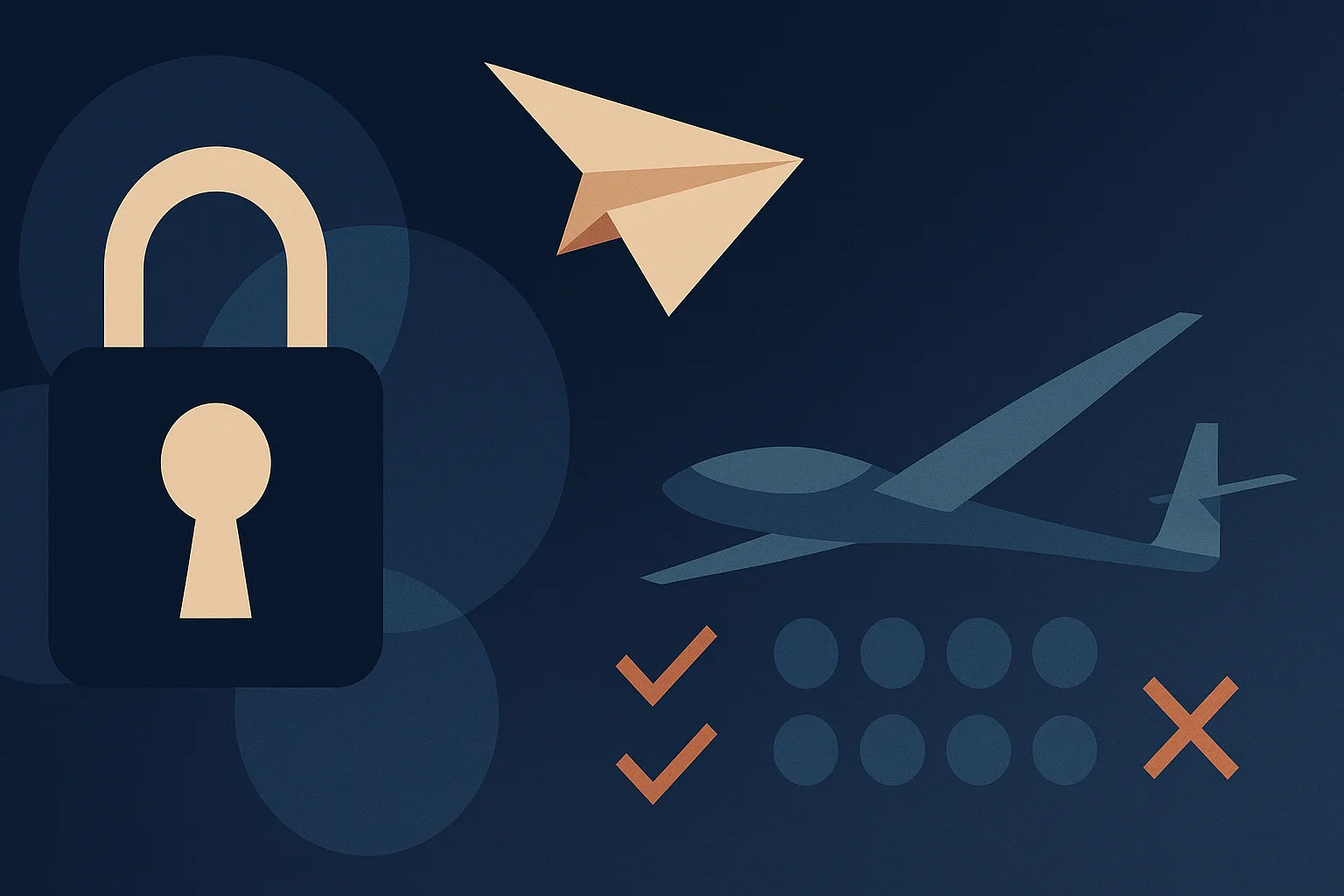 Illustration til artiklen "GDPR for svæveflyveklubber: en pragmatisk guide"